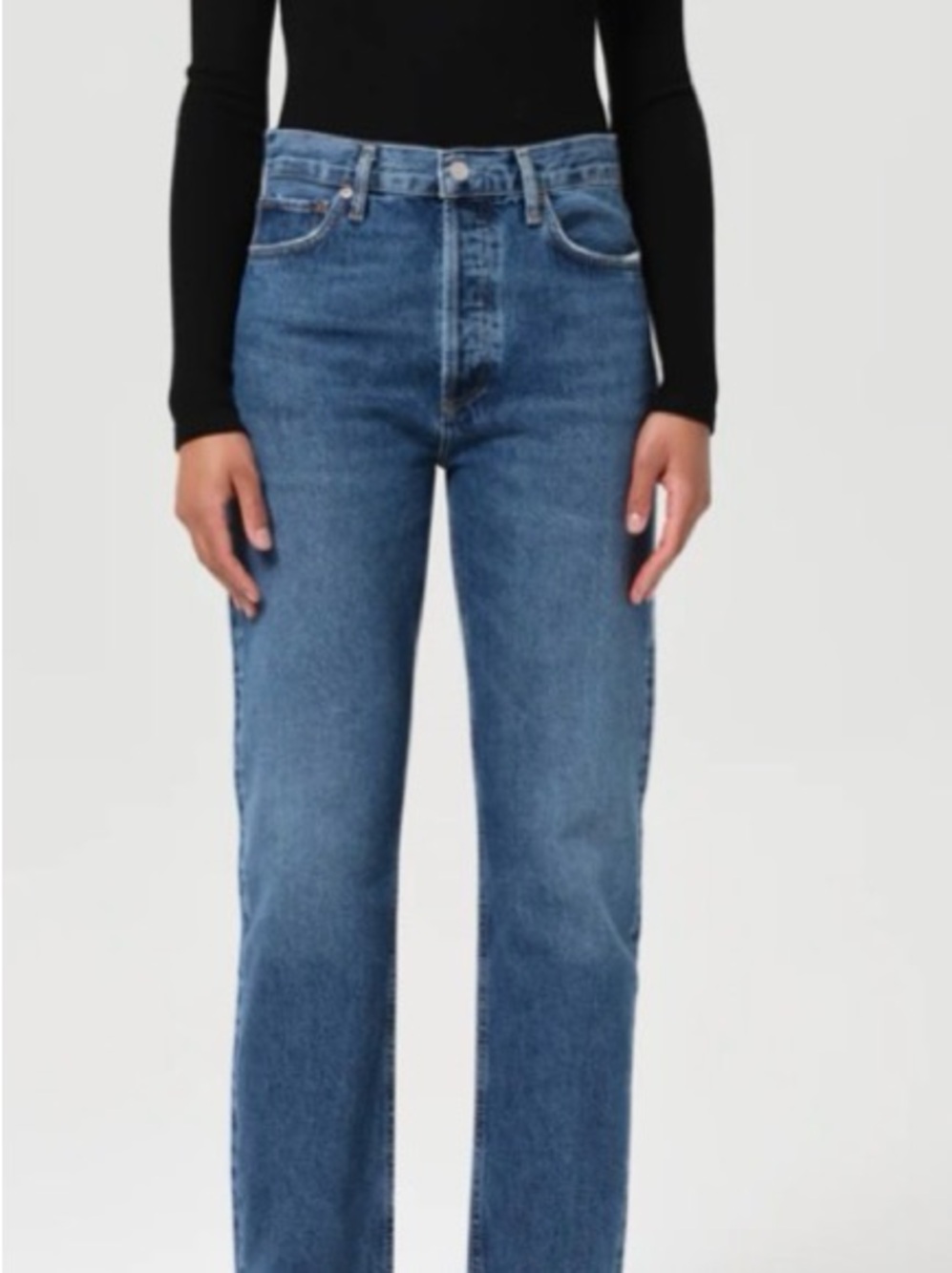 AGOLDE 90'S PINCH WAIST HIGH RISE STRAIGHT